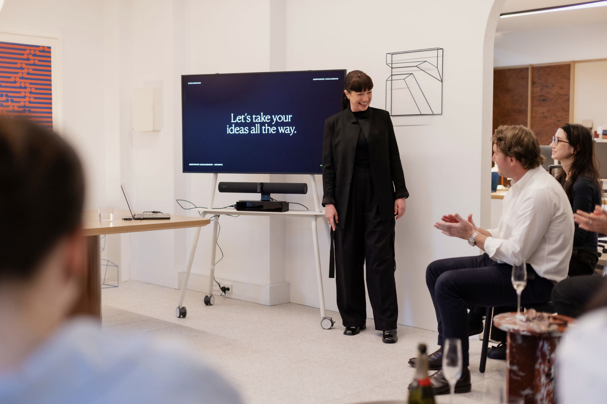 Robyn Wilson presenting Corporate Coolnomics at Studio P3